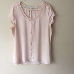 REITMANS BLOUSE.  SIZE L.  COLOR PEACH.